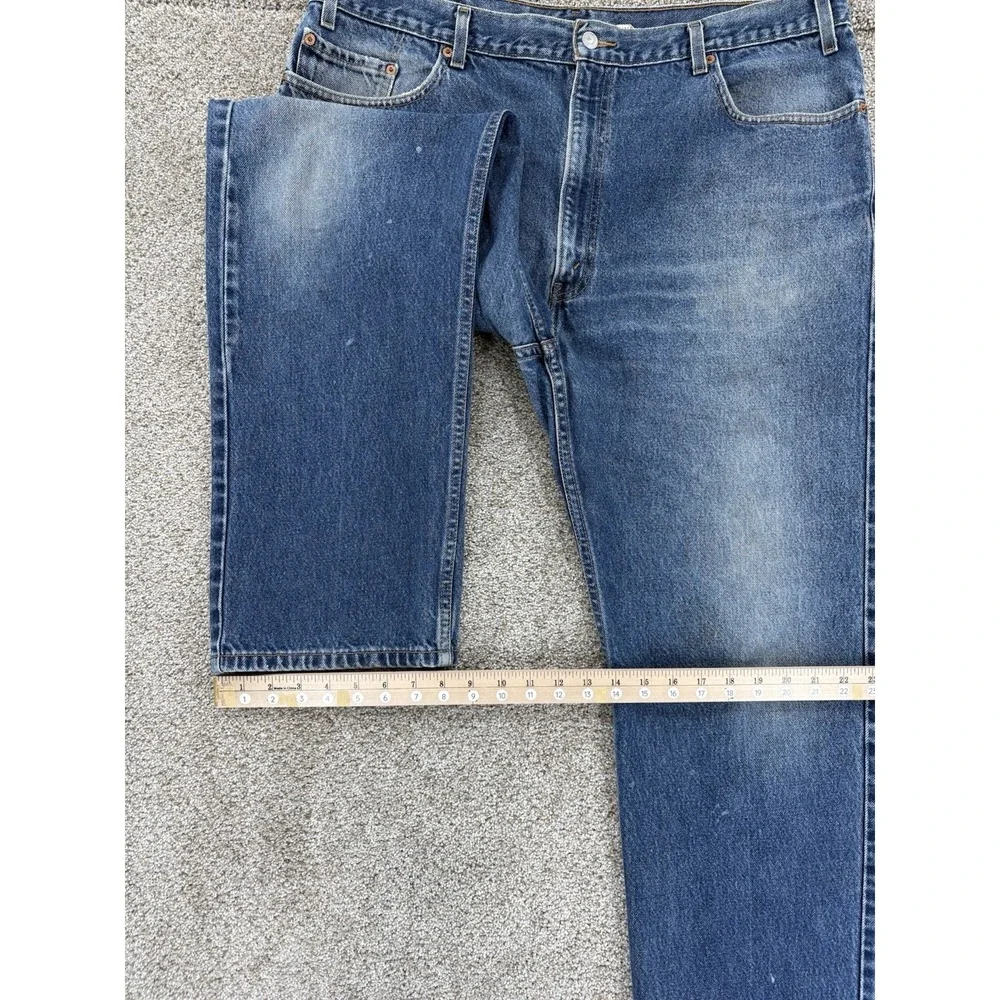 Vintage Levis 505 42x30 (40x29) Mens Blue Straight Chore Workwear Wash 2002‎ Y2K
